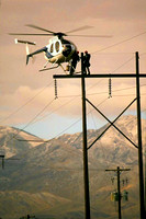 Power Line construction, Utah